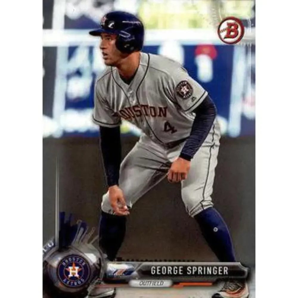 2017 Bowman George Springer # 87 Houston Astros